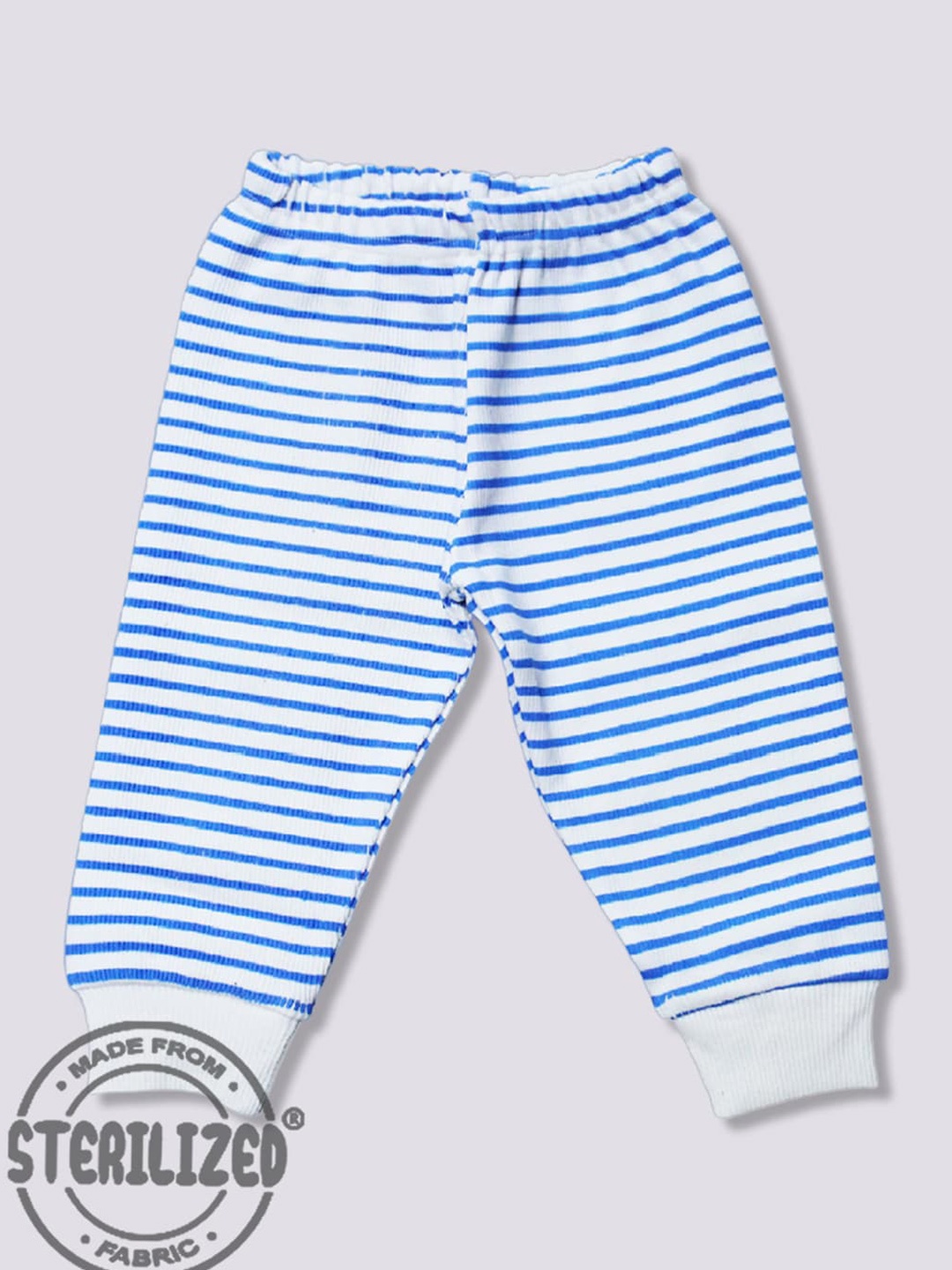 

Moms Love Infants Striped Mid Rise Cotton Lounge Pants, Blue