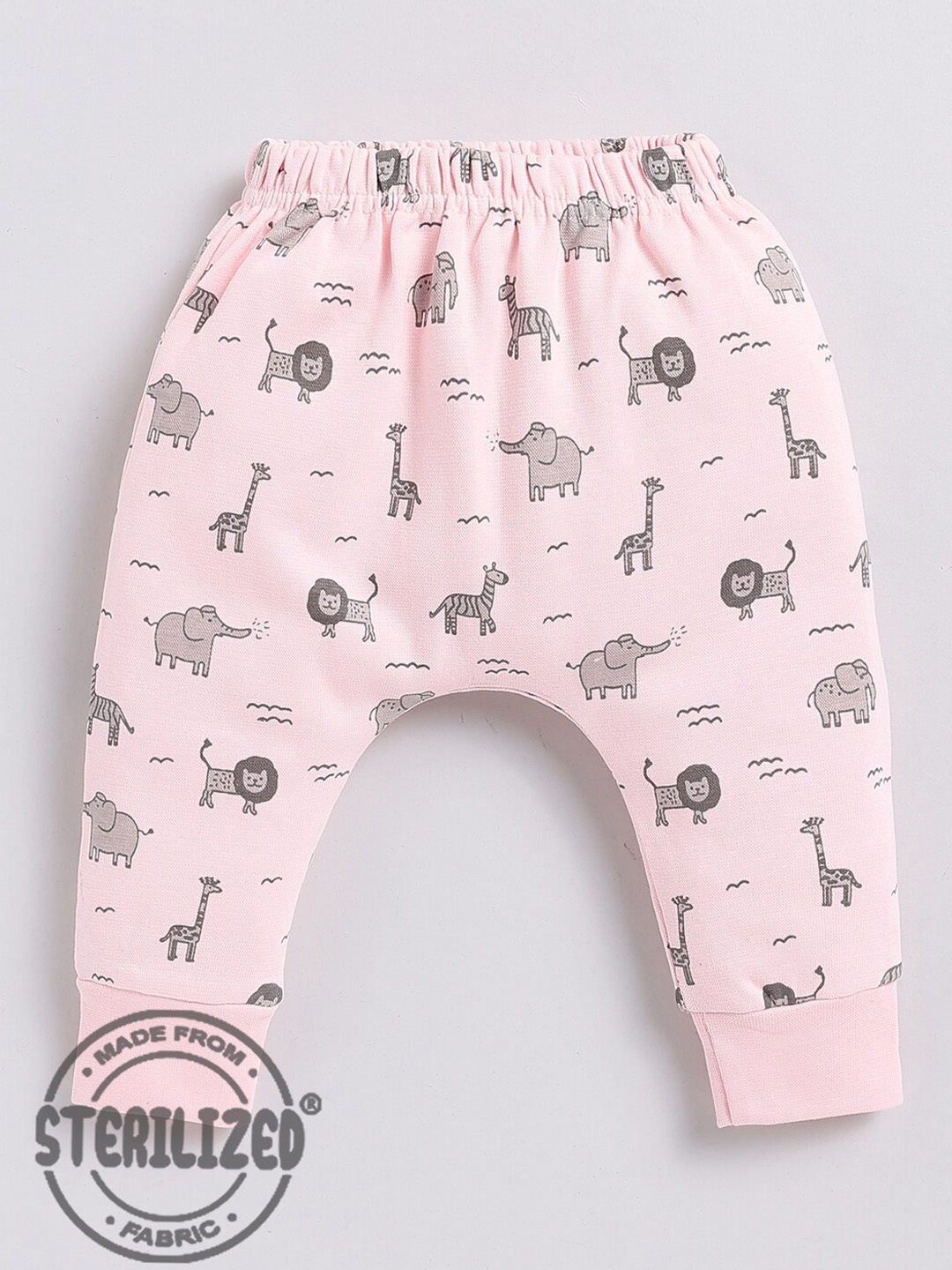 

Moms Love Infants Printed High Rise Diaper Joggers, Pink