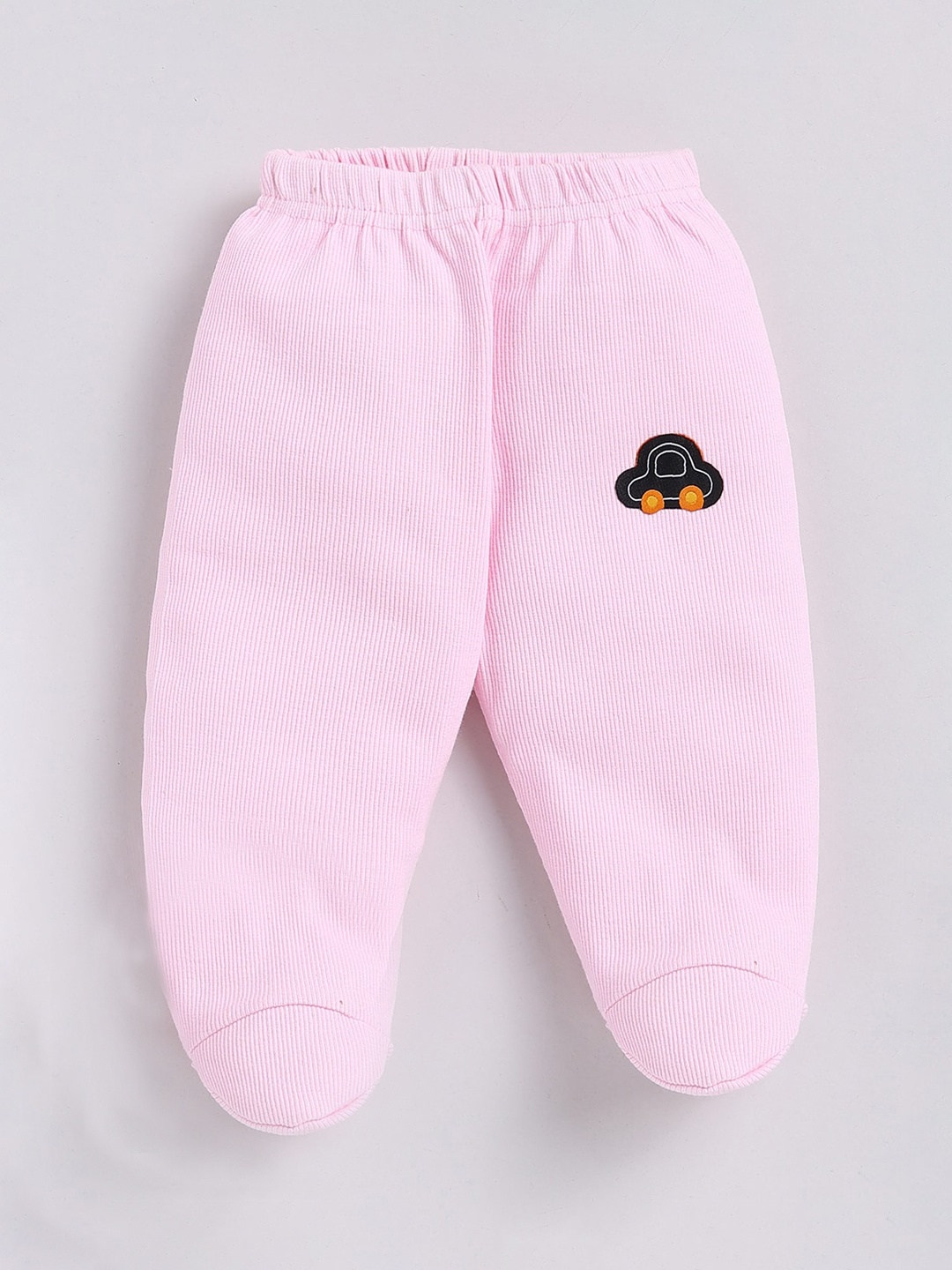 

Moms Love Infant Kids Mid-Rise Cotton Lounge Pants, Pink