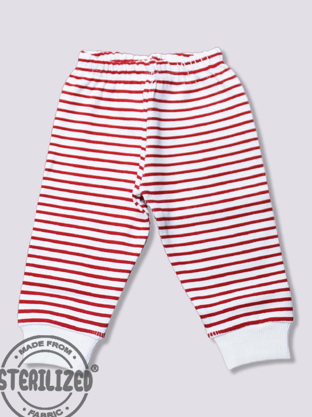 

Moms Love Infants Striped High Rise Joggers, Red