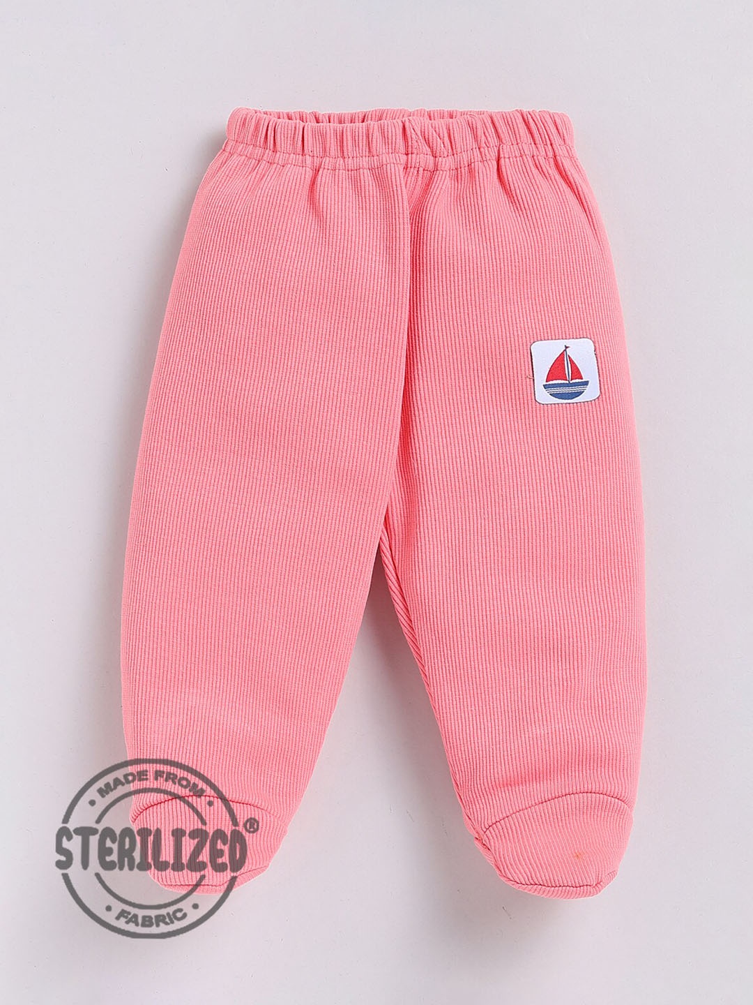 

Moms Love Infants Self Design Cotton Lounge Pant, Pink