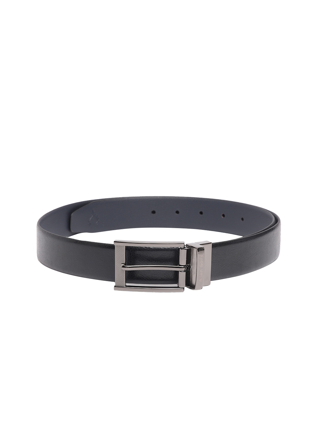 

Allen Solly Men Textured Leather Reversible Formal Belt, Black