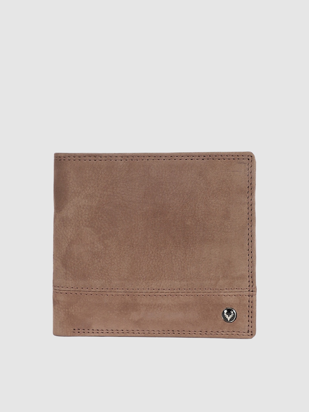 

Allen Solly Men Leather Two Fold Wallet, Brown