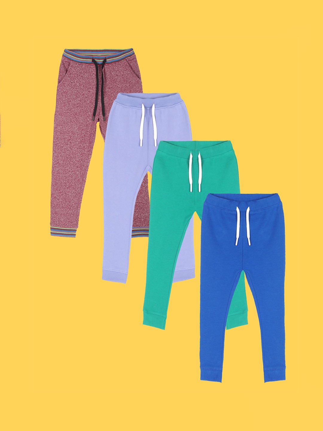 

Anthrilo Boys Multicoloured Relaxed Joggers Trousers, Multi