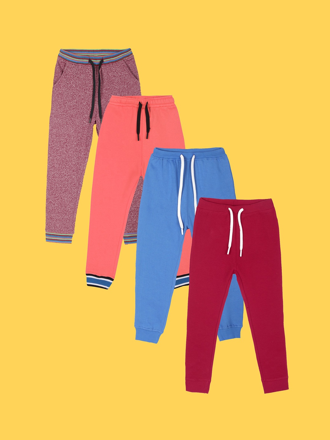 

Anthrilo Boys Multicoloured Relaxed Joggers Trousers, Multi