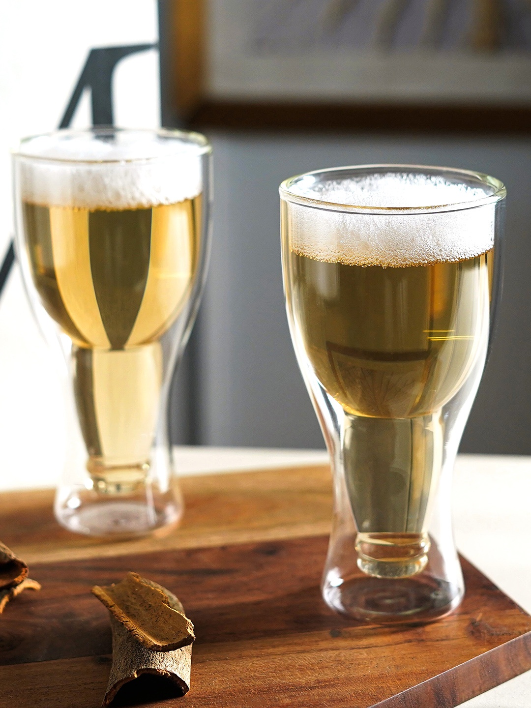 

THE ARTMENT Transparent 2 Pieces Beer Glasses 270 ml Each