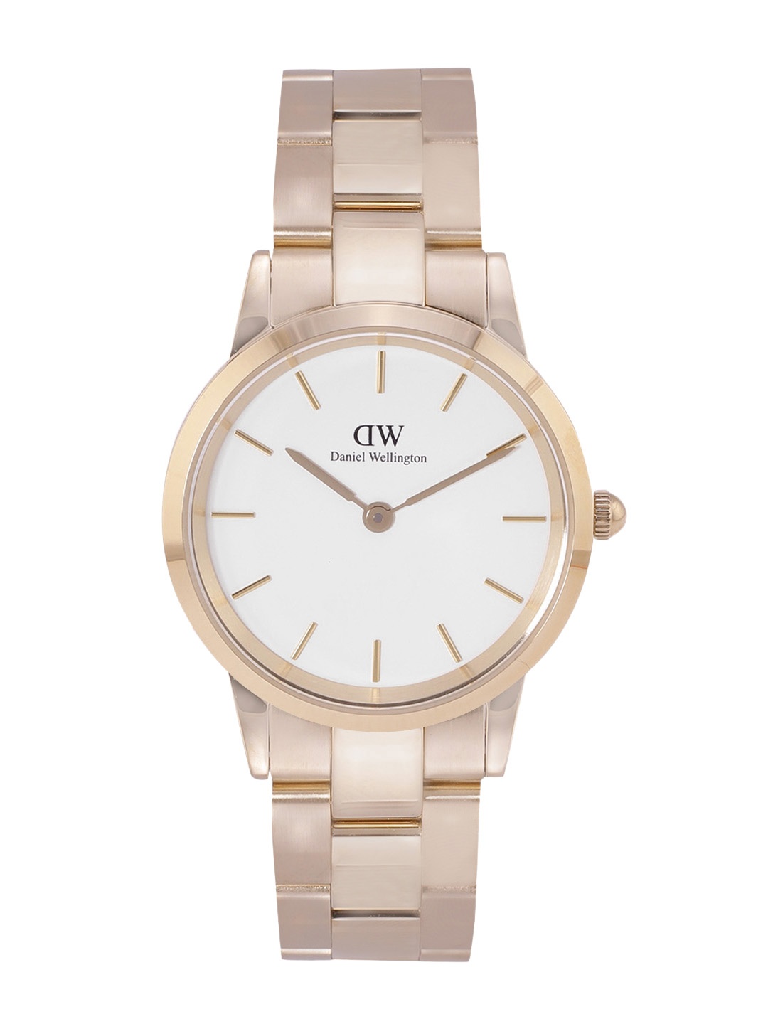 

Daniel Wellington Women Iconic Link Bracelet Style Analogue Watch DW00100565K, White