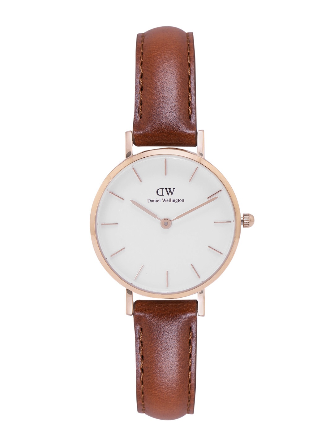 

Daniel Wellington Women Petite Leather Straps Analogue Watch- DW00100231K, White