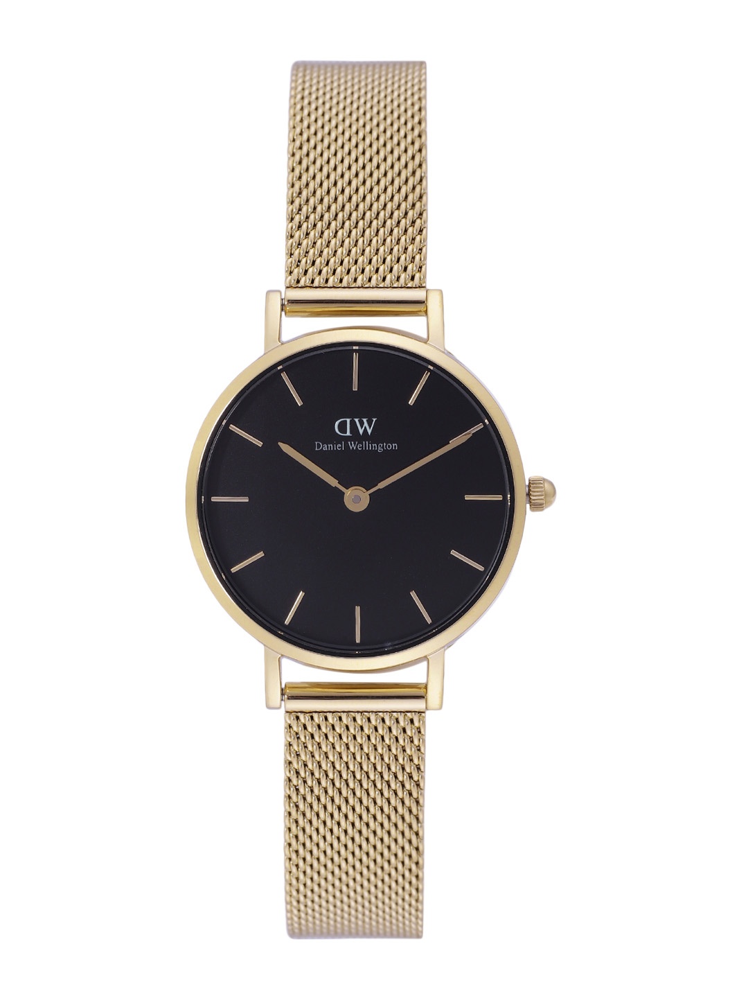 

Daniel Wellington Women Petite Bracelet Style Straps Analogue Watch, Black