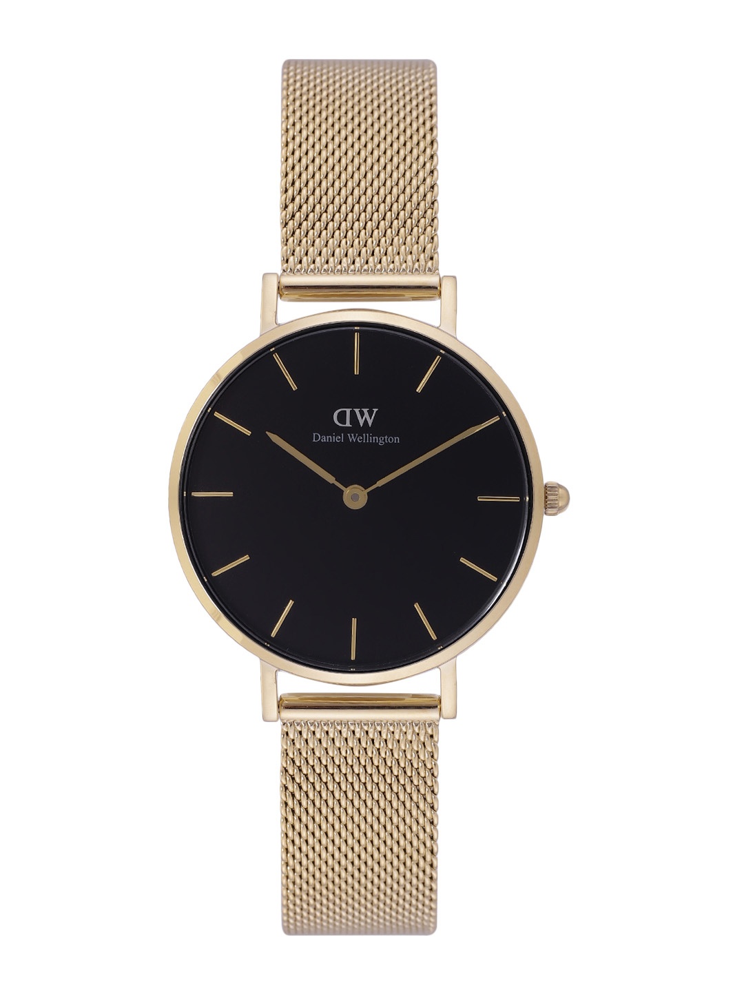 

Daniel Wellington Women Petite Bracelet Style Straps Analogue Watch- DW00100347K, Black