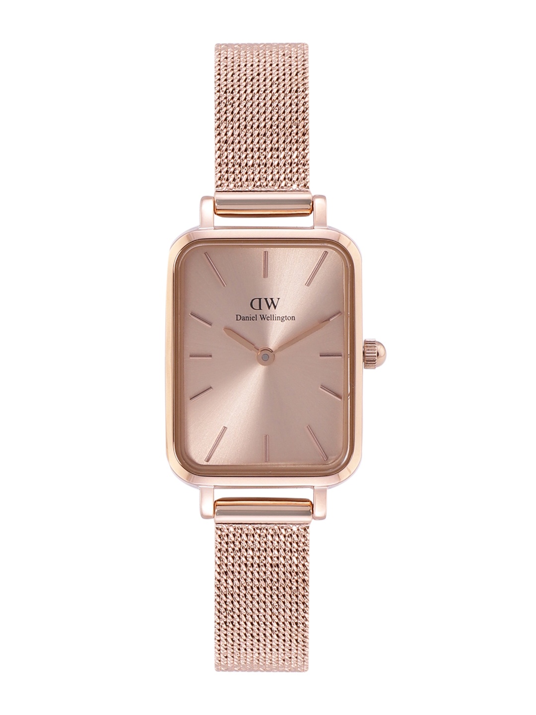 

Daniel Wellington Women Quadro Unitone Bracelet Style Straps Analogue Watch DW00100484K, Rose gold