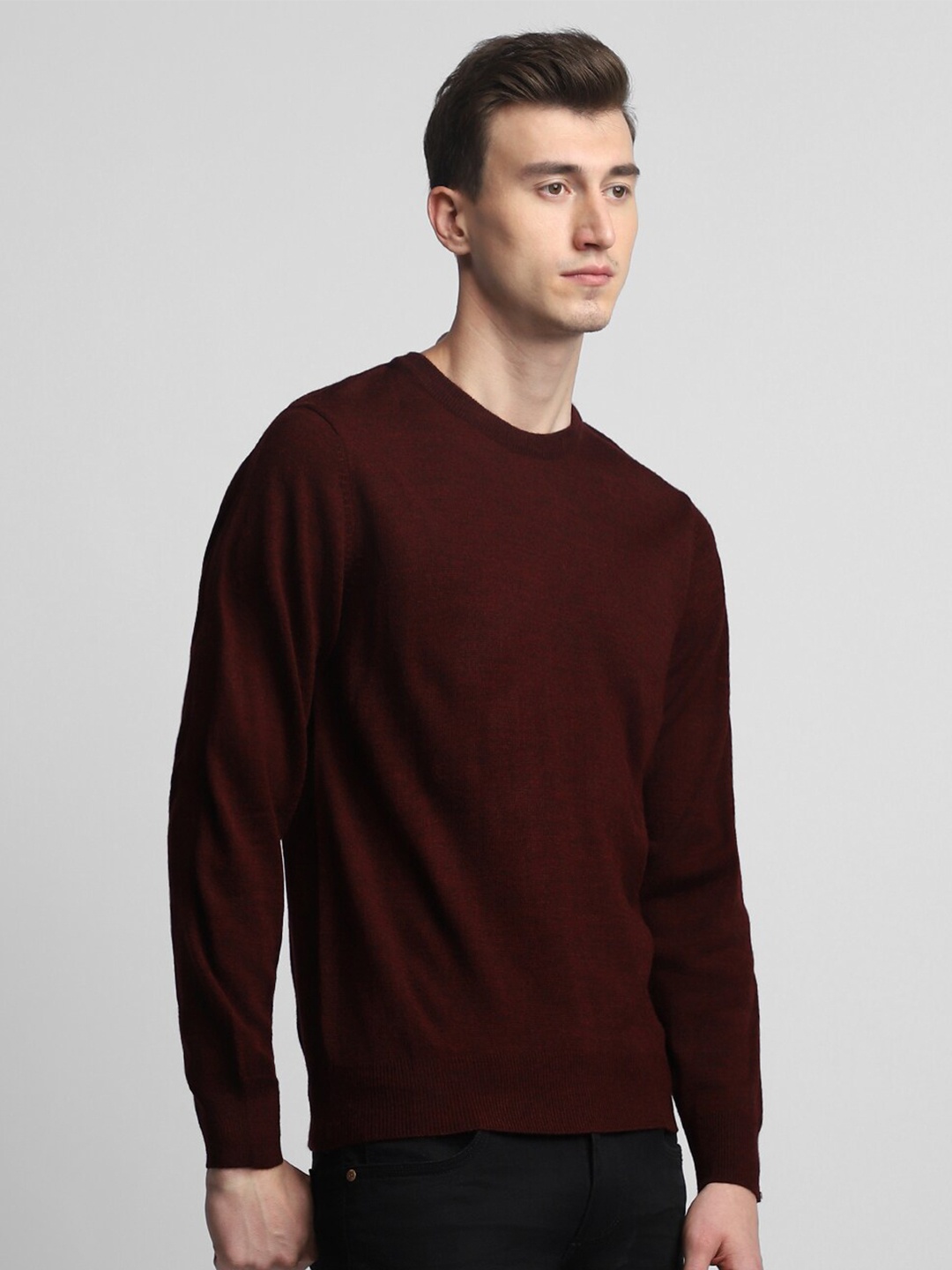 

Dennis Lingo Round Neck Acrylic Pullover, Maroon