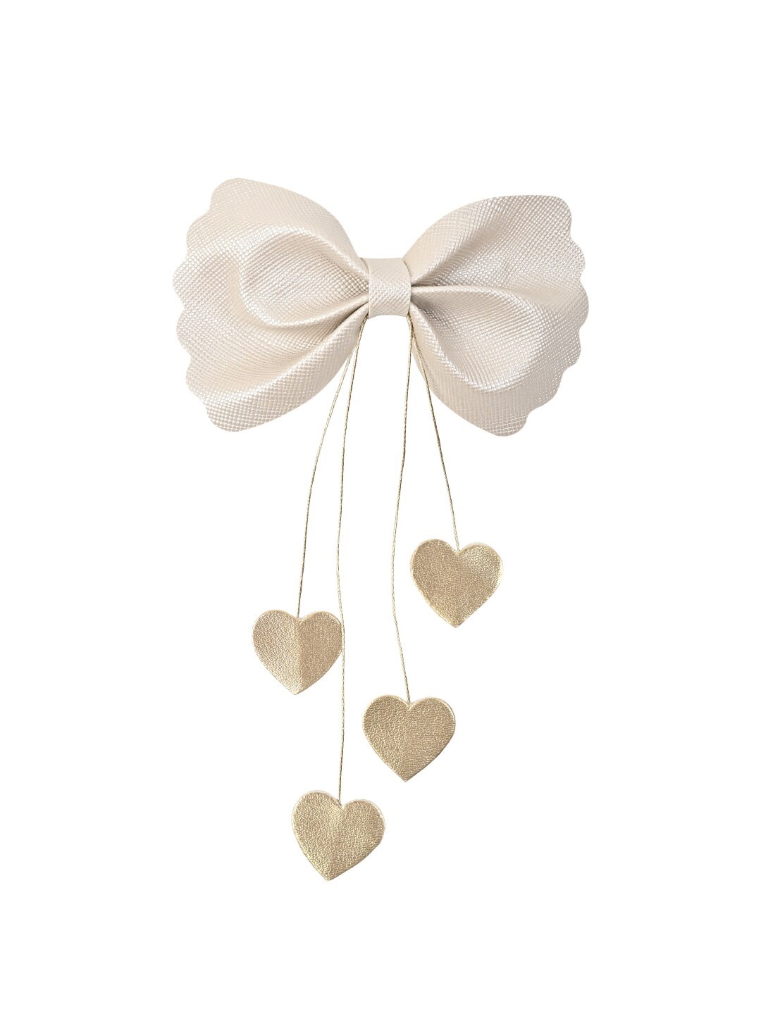 

Aye Candy Girls Dangler Bow Alligator Hair Clip, Cream