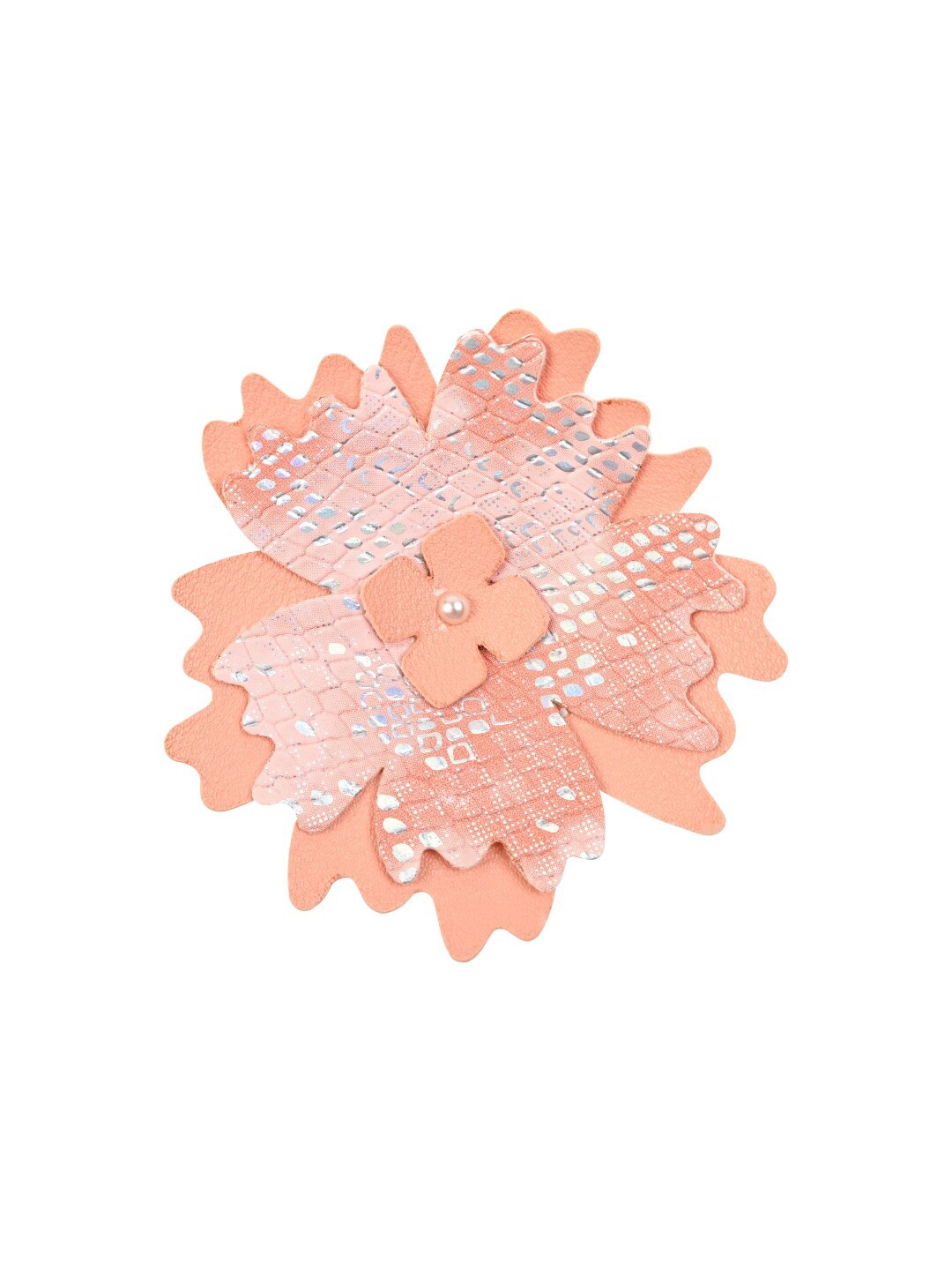 

Aye Candy Girls Peach-Coloured Alligator Hair Clip