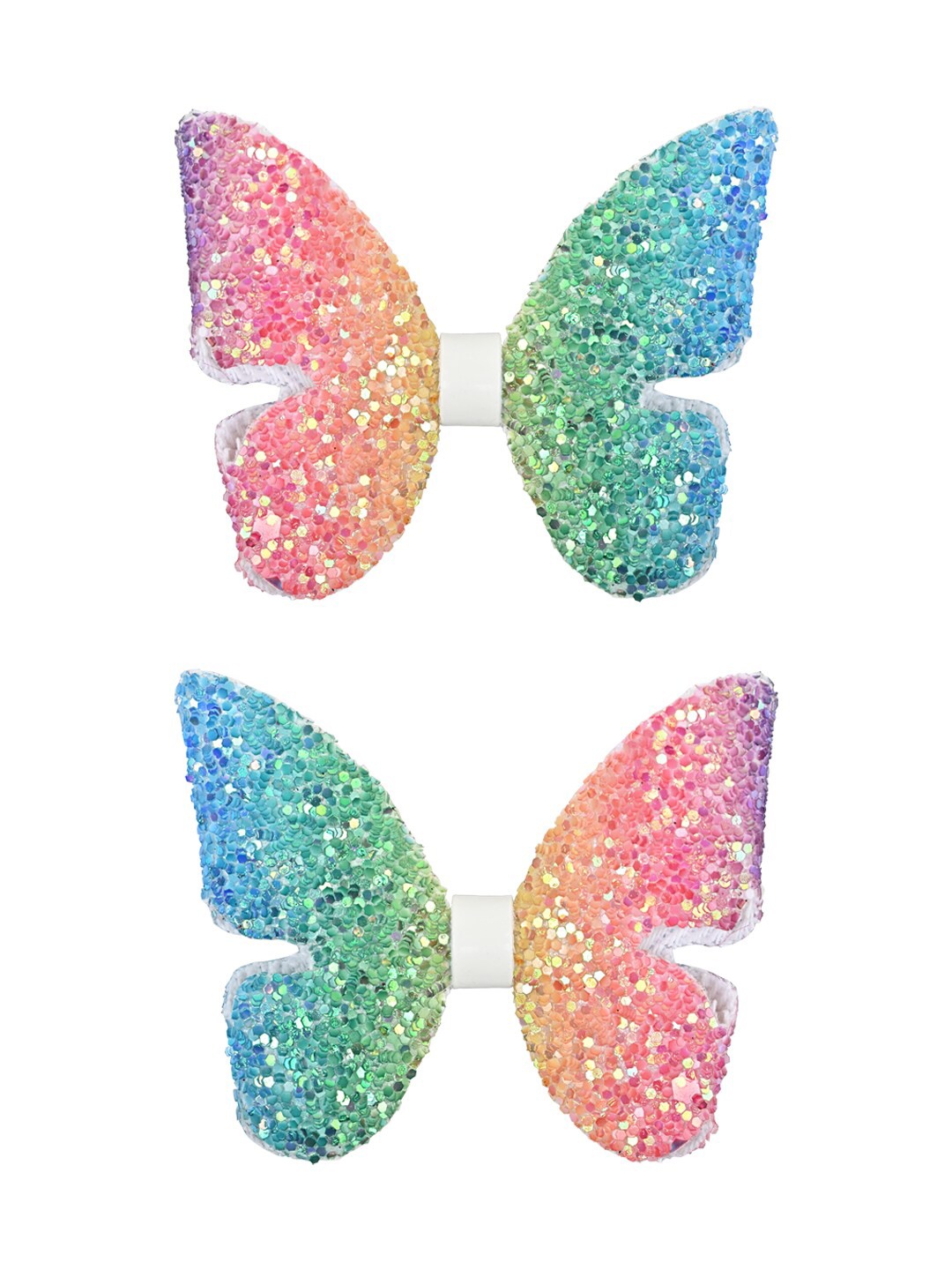 

Aye Candy Girls Set Of 2 Embellished Alligator Hair Clip, Pink
