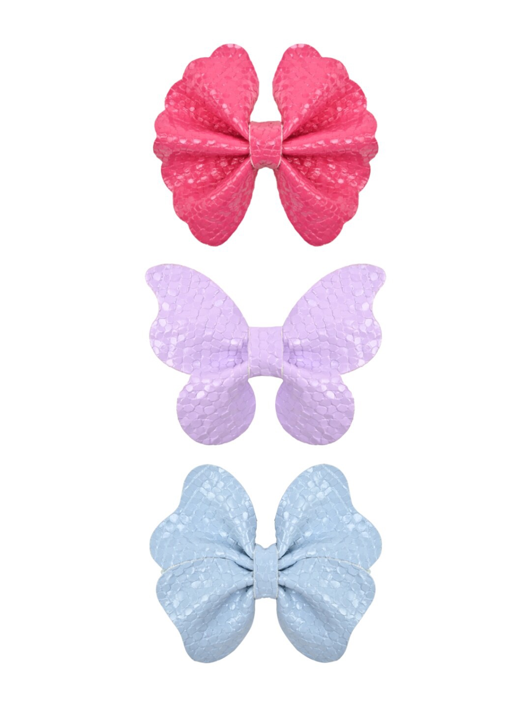 

Aye Candy Girls Set Of 3 Embellished Alligator Hair Clip, Pink