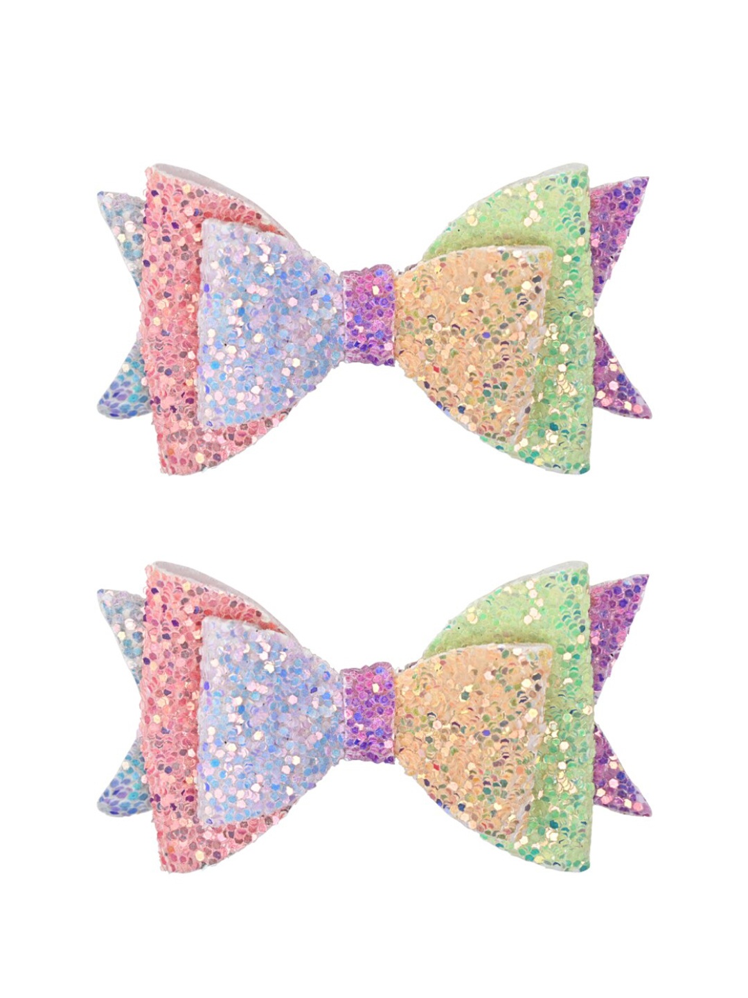 

Aye Candy Girls Set Of 2 Embellished Alligator Hair Clip, Pink