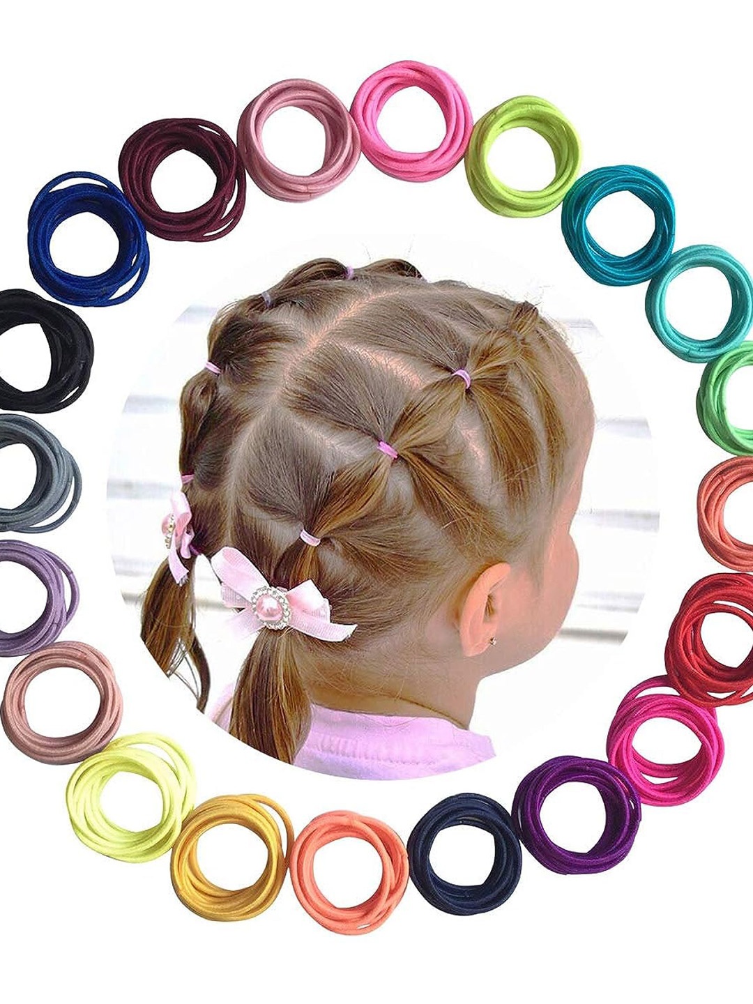 

LYTIX Girls Set Of 20 Assorted Beaded Alligator Hair Clip