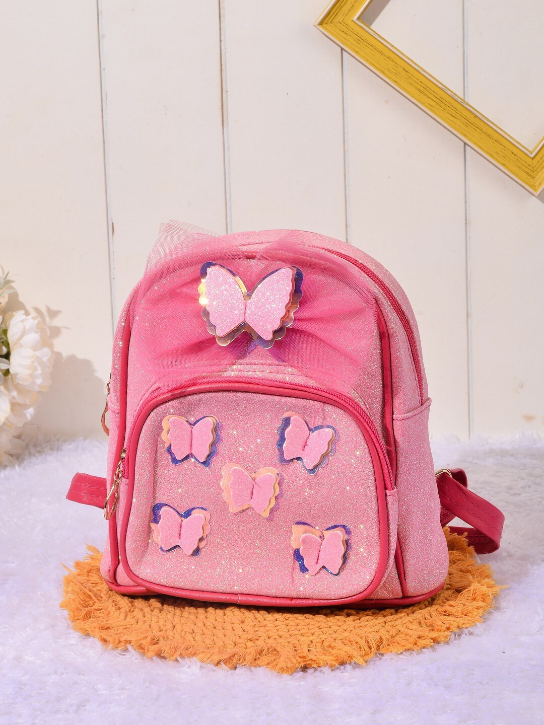 

POPLINS Kids Embellished Backpack, Pink