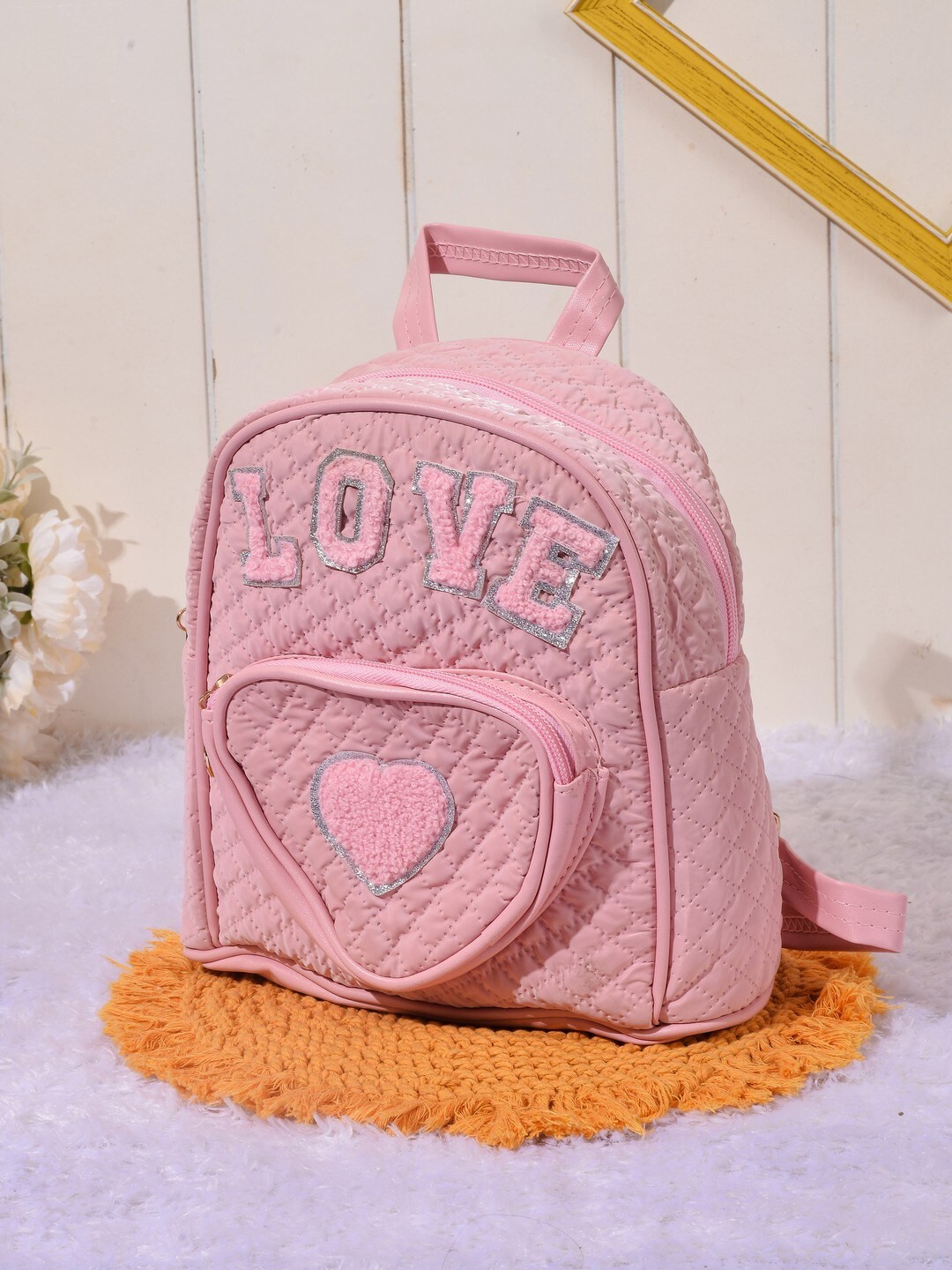 

POPLINS Kids Graphic Backpack, Pink