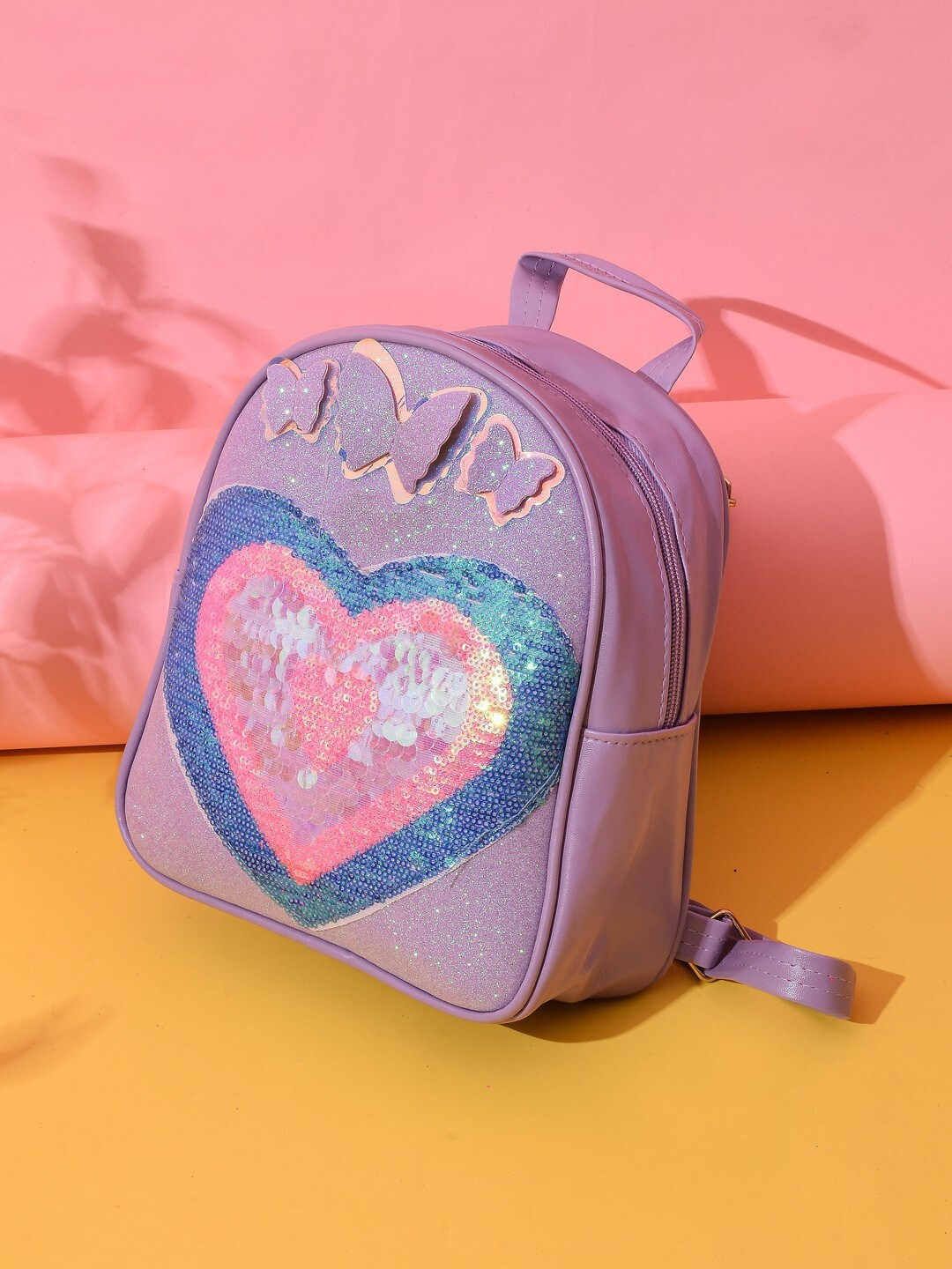 

POPLINS Kids Graphic Backpack, Purple