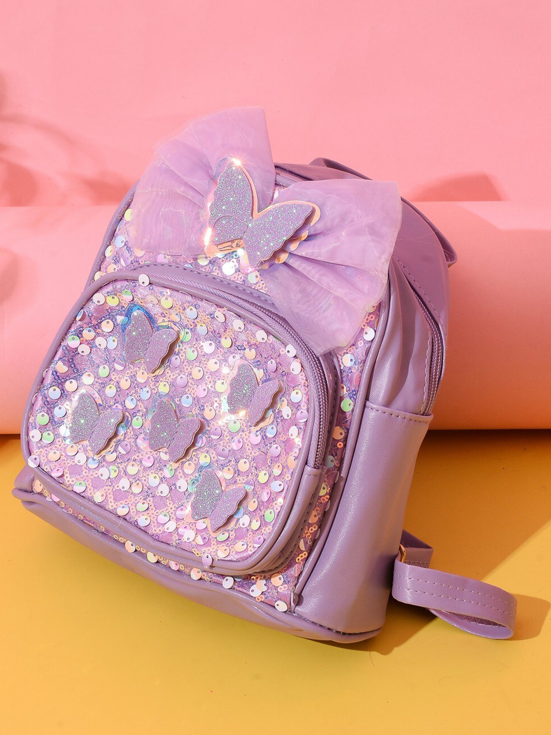 

POPLINS Kids Graphic Backpack, Purple