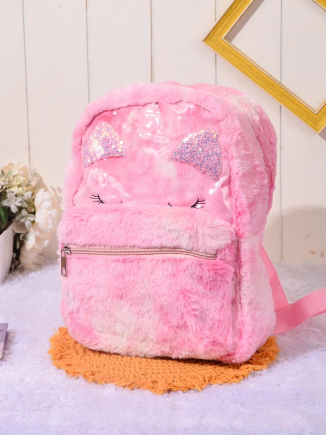 

POPLINS Kids Self Design Backpack, Pink