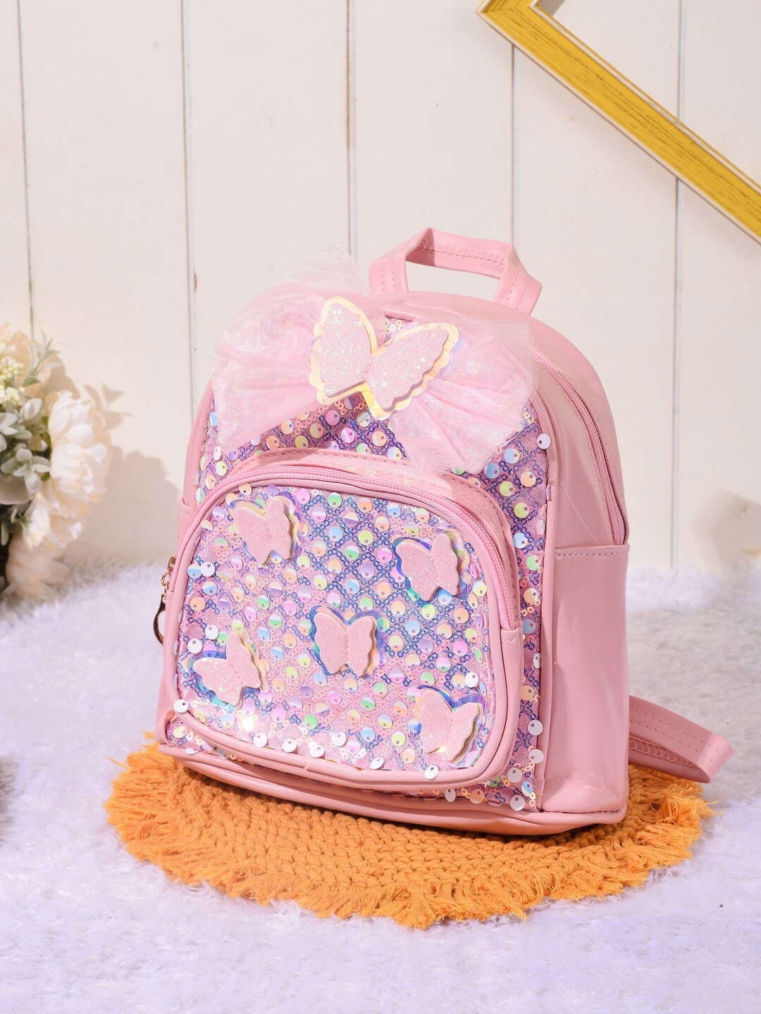 

POPLINS Kids Graphic Backpack, Pink