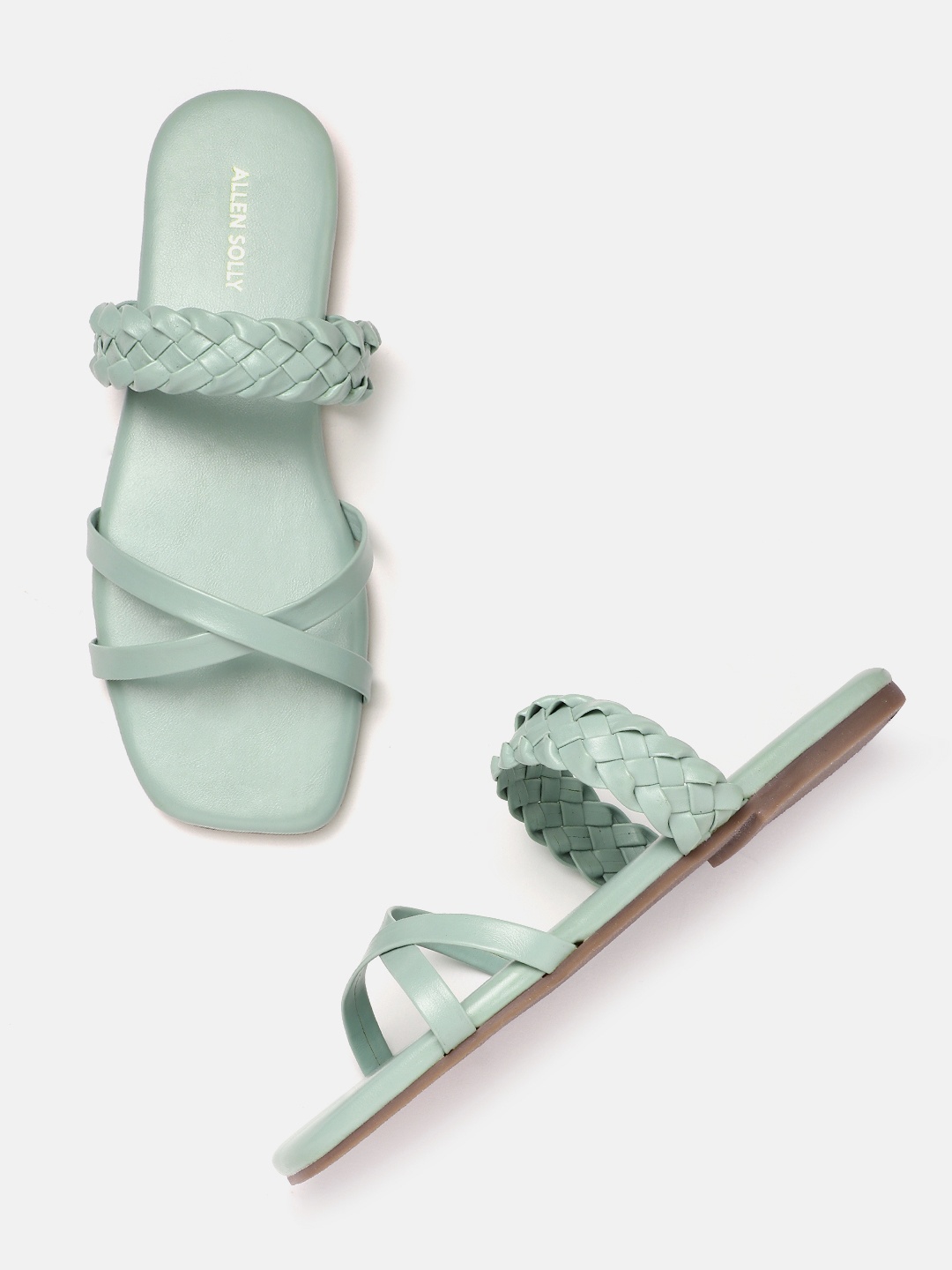 

Allen Solly Women Open Toe Flats, Green