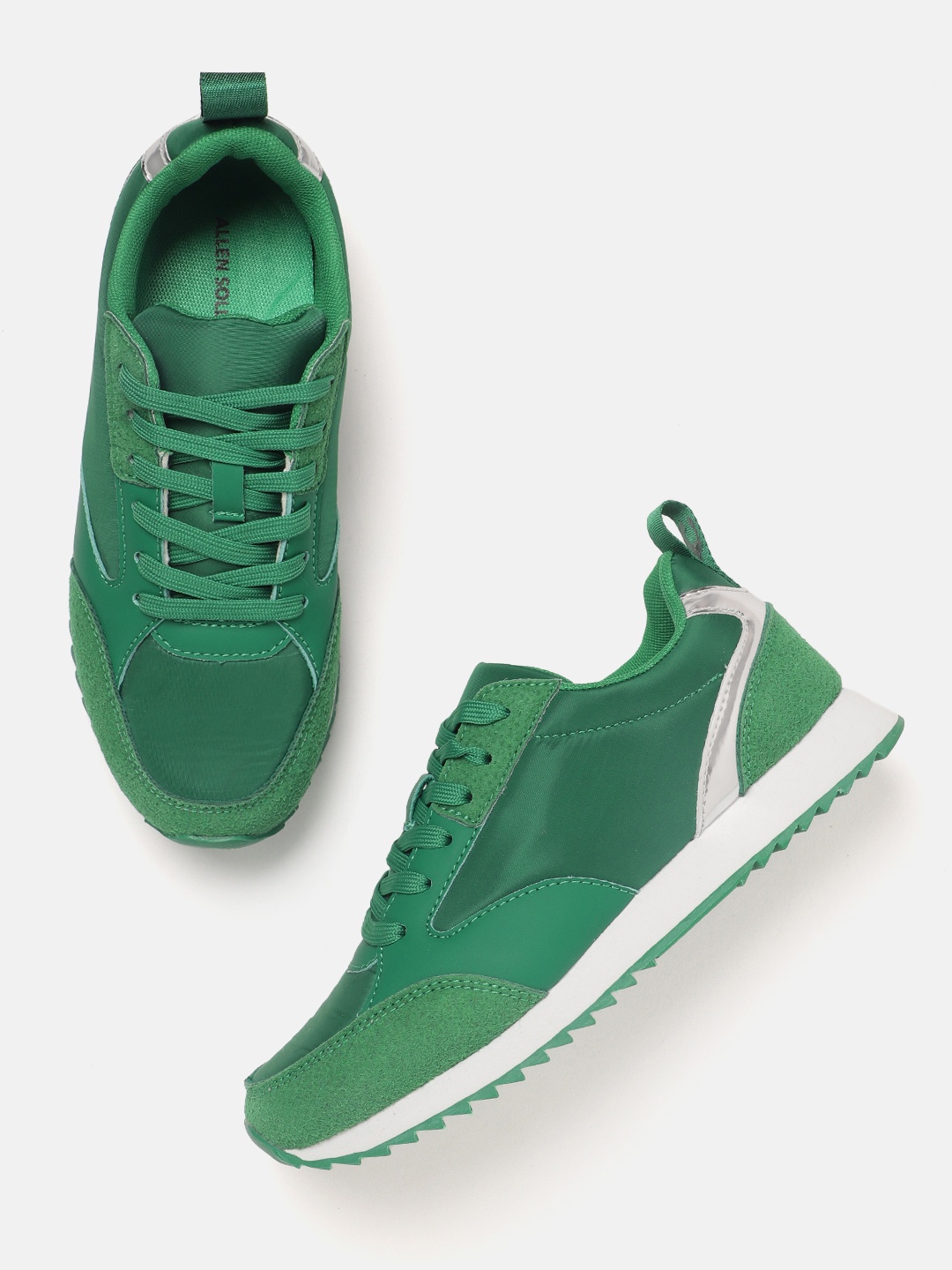 

Allen Solly Women Round-Toe Everyday Sneakers, Green