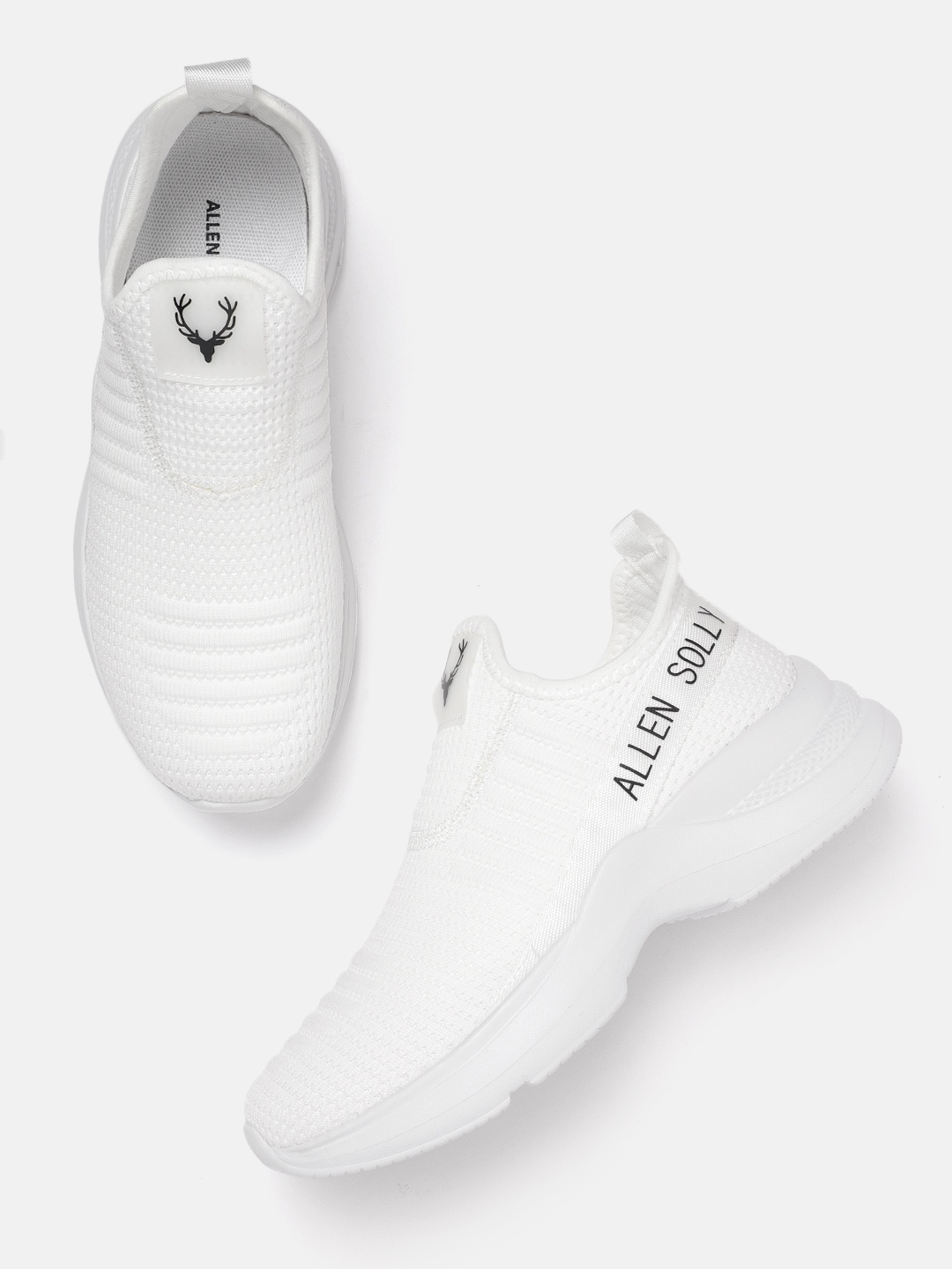

Allen Solly Women Woven Design Sneakers, White