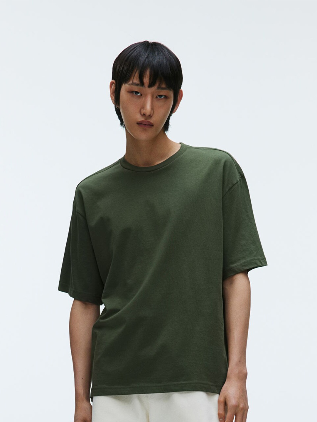 

H&M Loose Fit T-Shirt, Green