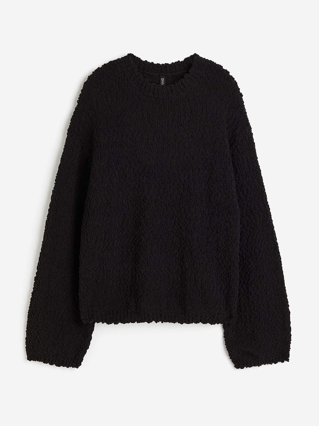 

H&M Women Boucle Jumper, Black