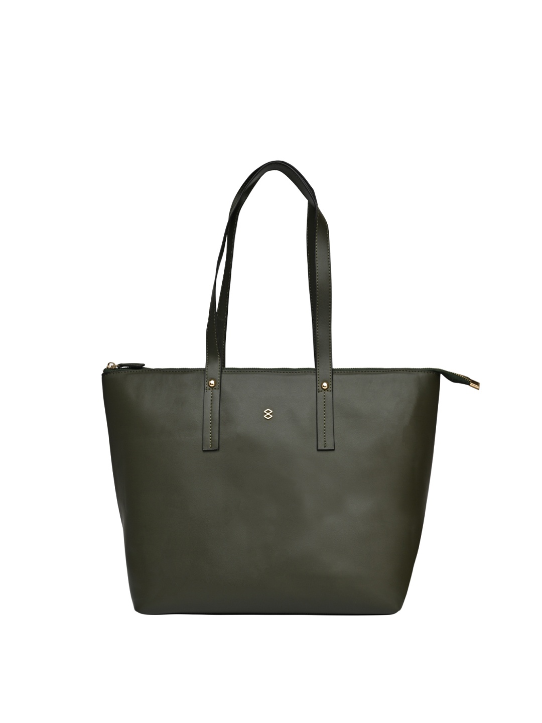 HORRA Structured Oversized Shoulder Bag, Green