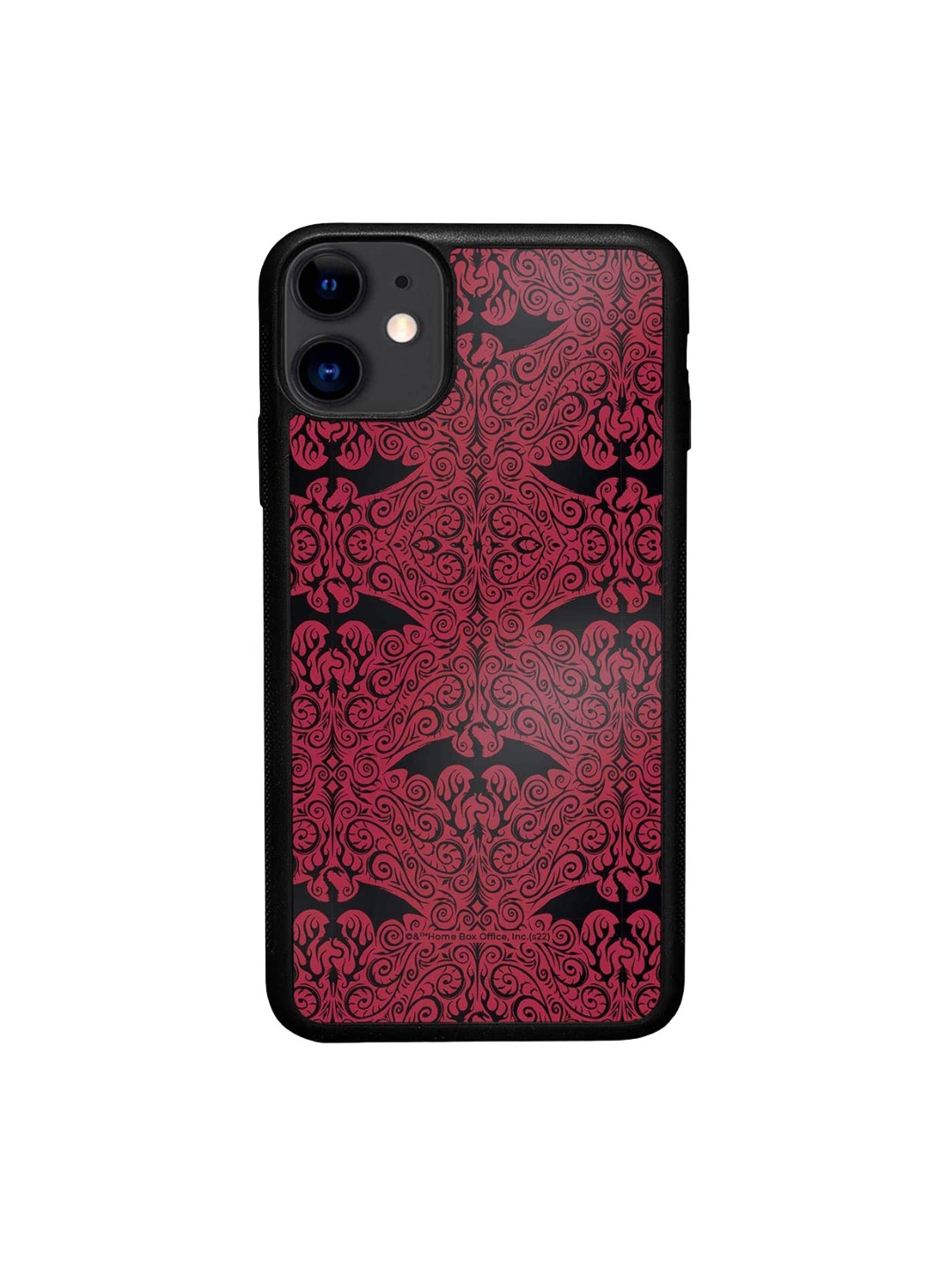 

macmerise Dragon Pattern iPhone 11 Bumper Case Cover, Black