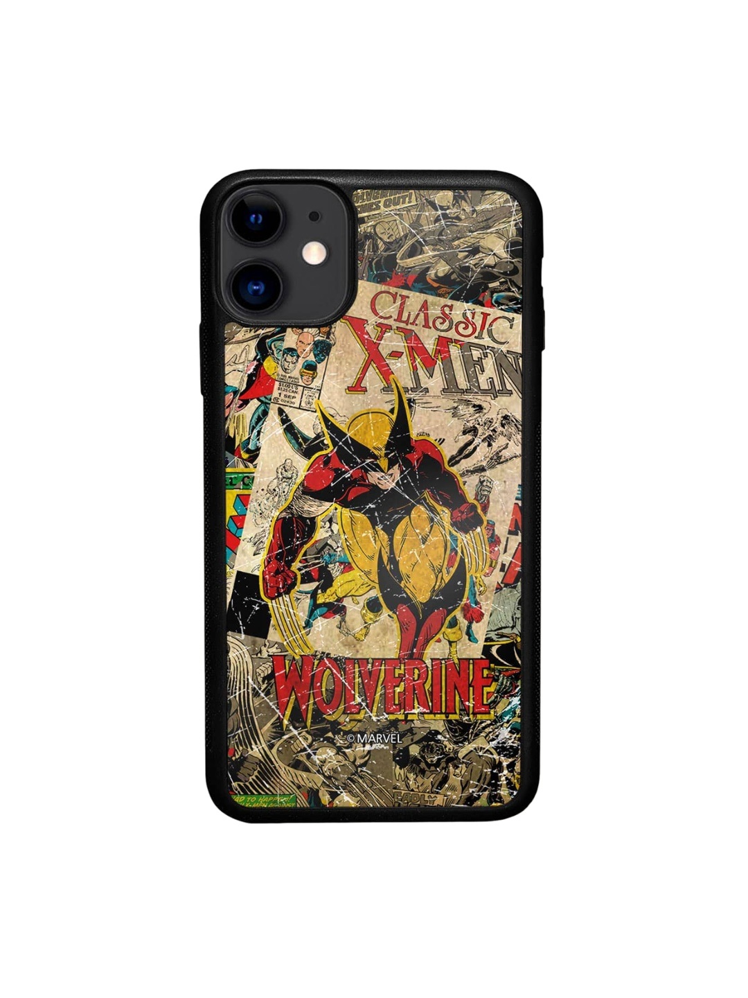 

macmerise Comic Wolverine Printed iPhone 11 Bumper Back Case, Red