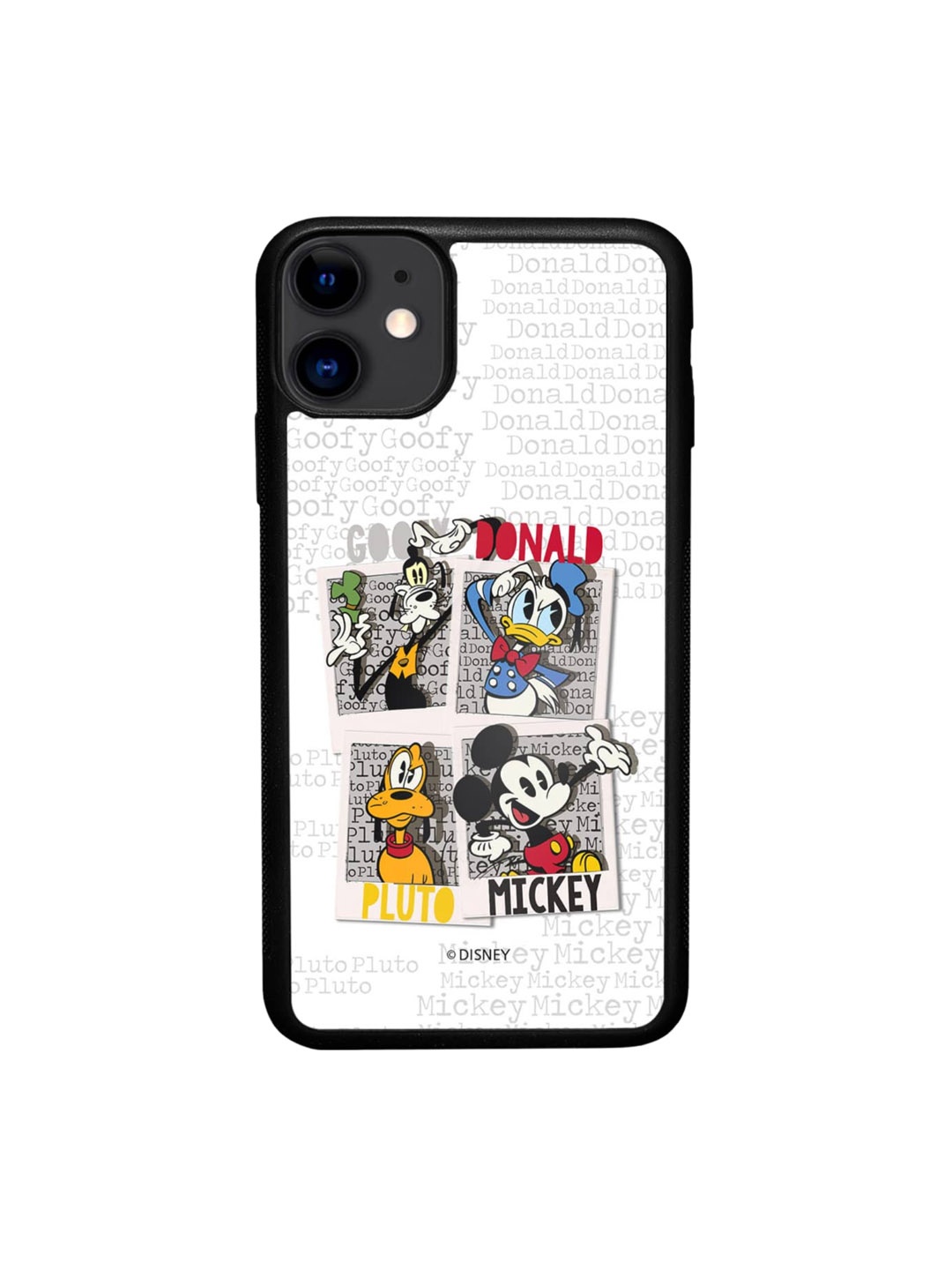

macmerise Disney Dudes iPhone 11 Bumper Back Case, White
