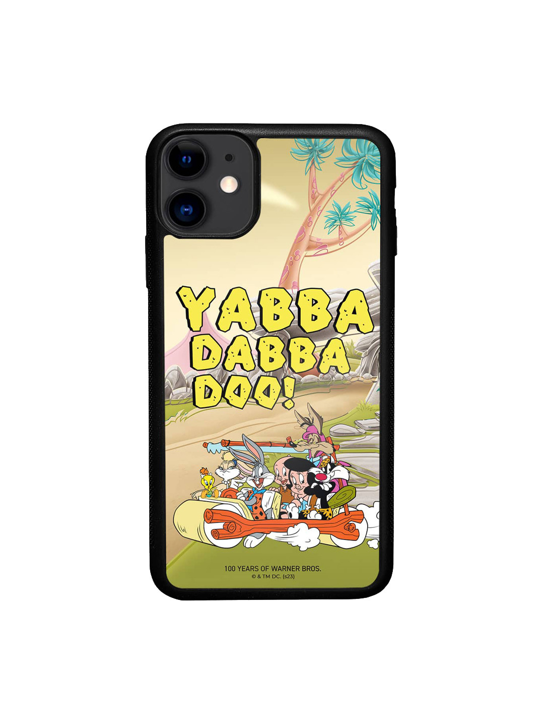 

macmerise Looney Tunes Mania Printed iPhone 11 Bumper Back Case, Yellow