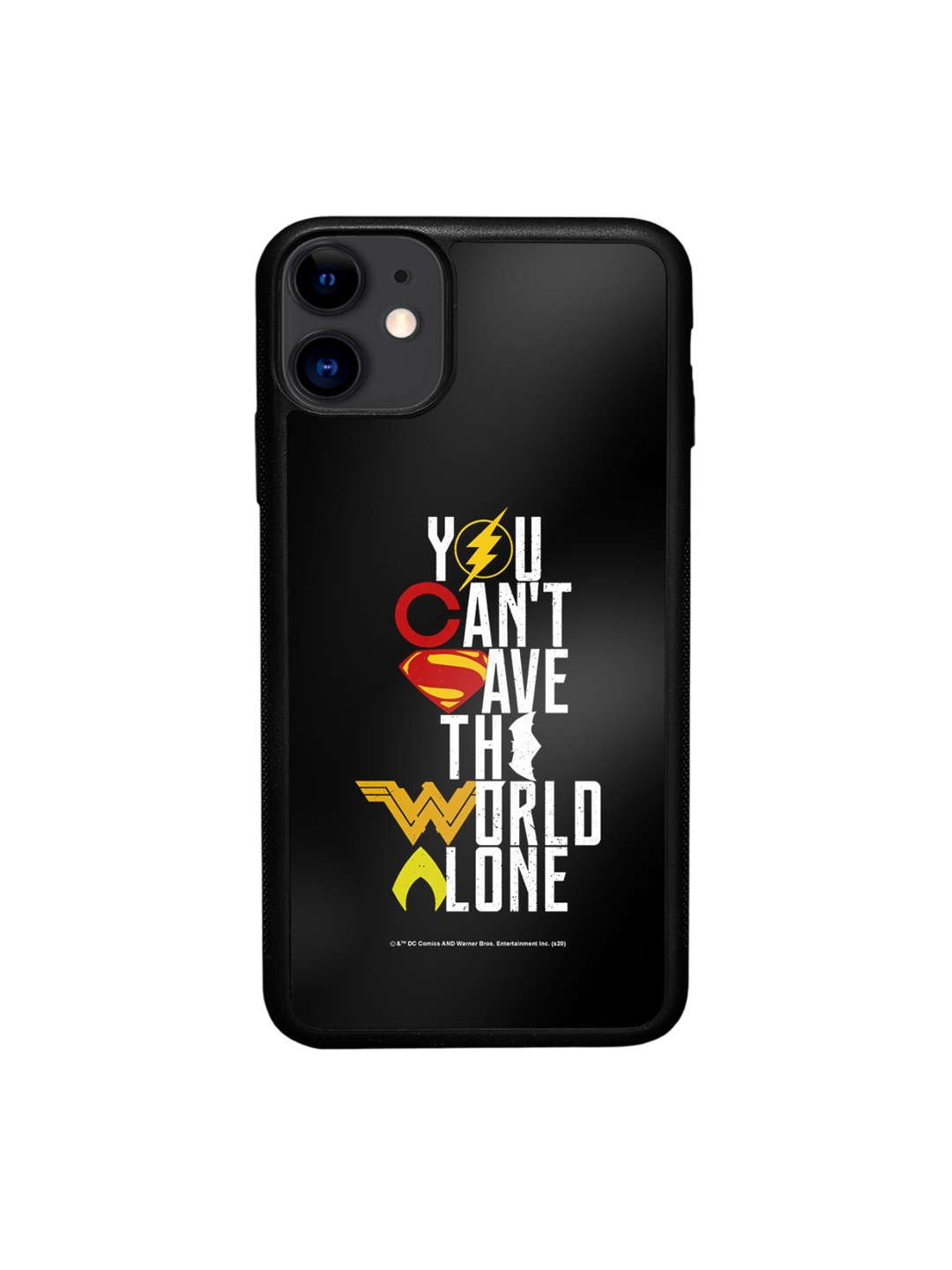 

macmerise Live iPhone 11 Bumper Back Case, Black