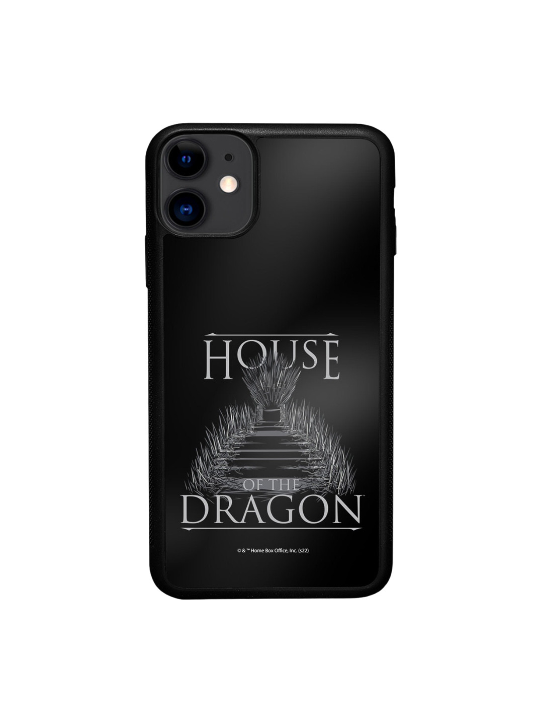 

macmerise Iron Throne Printed Live iPhone 11 Bumper Back Case, Black