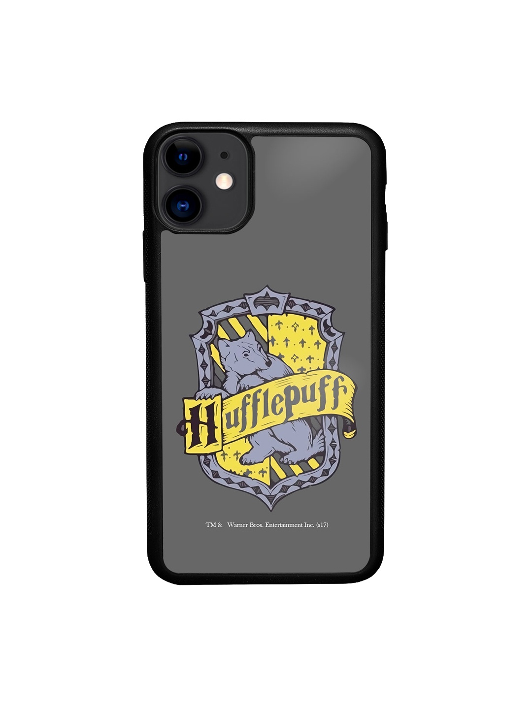 

macmerise Crest Hufflepuff iPhone 11 Bumper Back Case, Grey