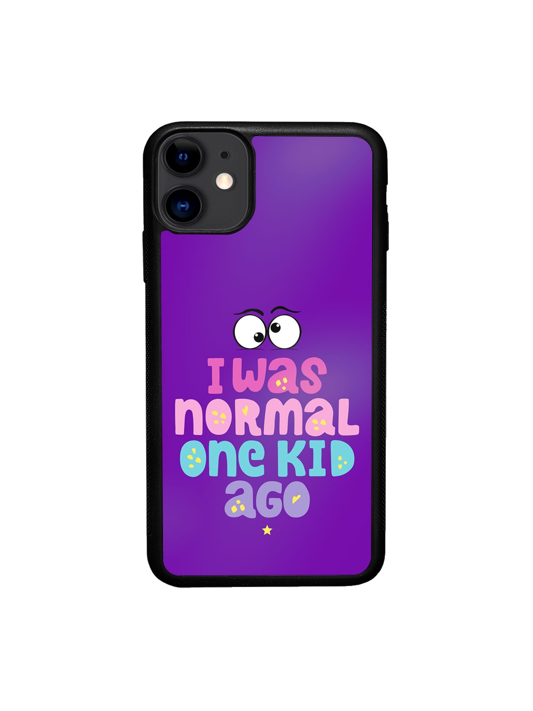 

macmerise Normal One Kid Ago Printed iPhone 11 Bumper Back Case, Purple