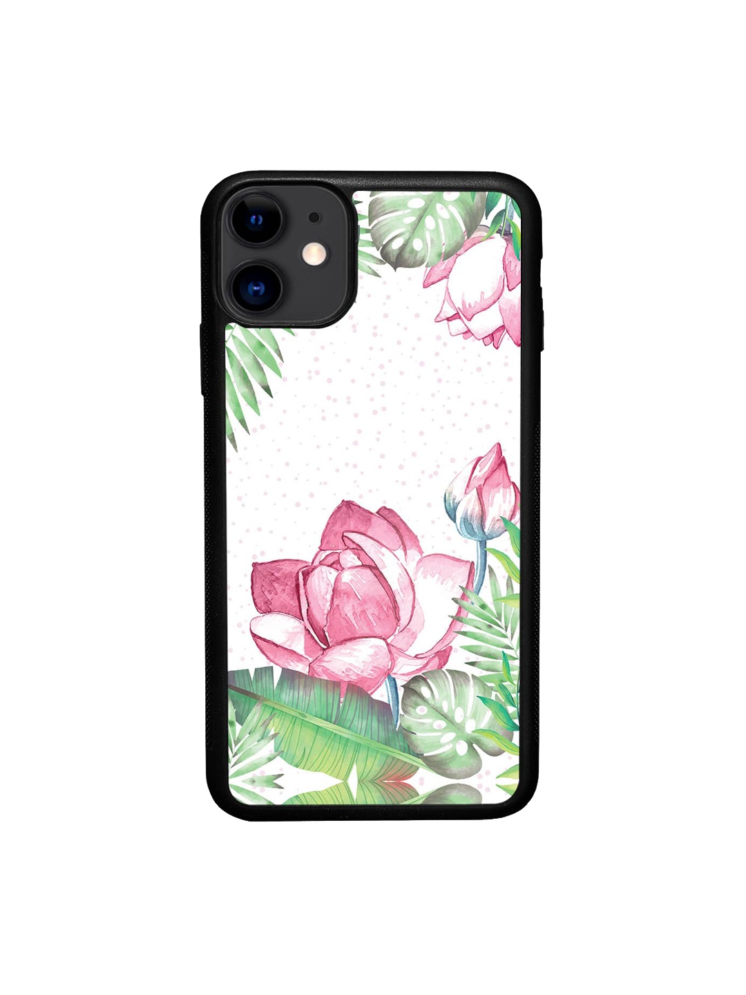

macmerise Laotian Lotus iPhone 11 Bumper Back Case, White