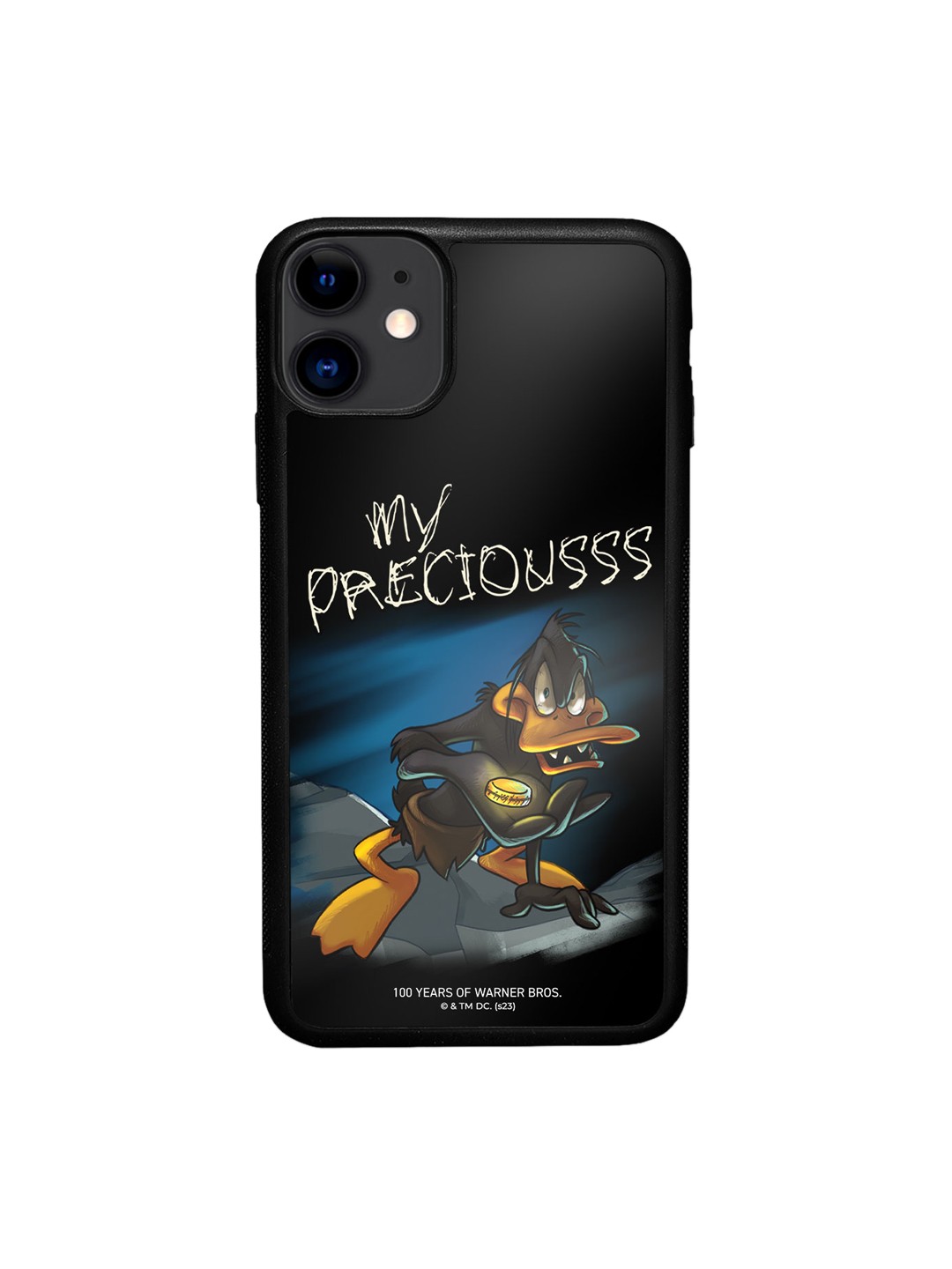 

macmerise Daffy Duck Gollum iPhone 11 Bumper Back Case, Black