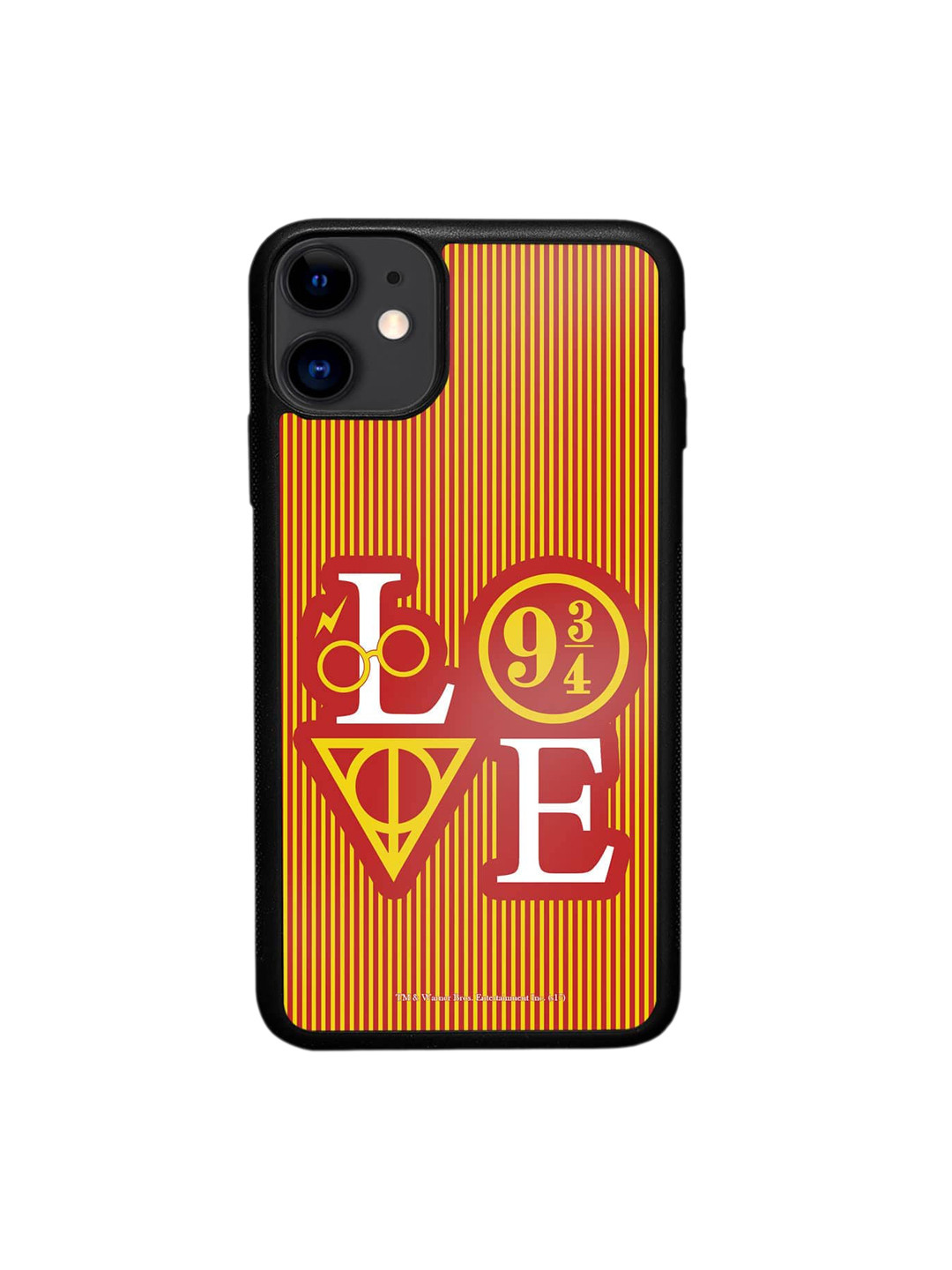 

macmerise Love 934 Printed iPhone 11 Bumper Case Cover, Yellow