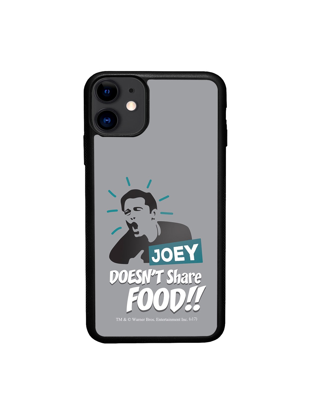

macmerise Typography Printed iPhone 11 Bumper Case Cover, Grey