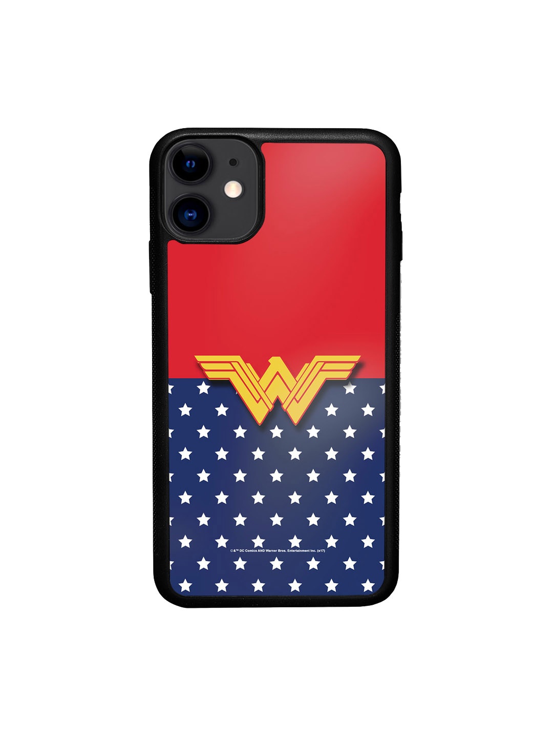 

macmerise Classic Wonder Woman Logo iPhone 11 Bumper Case Cover, Red