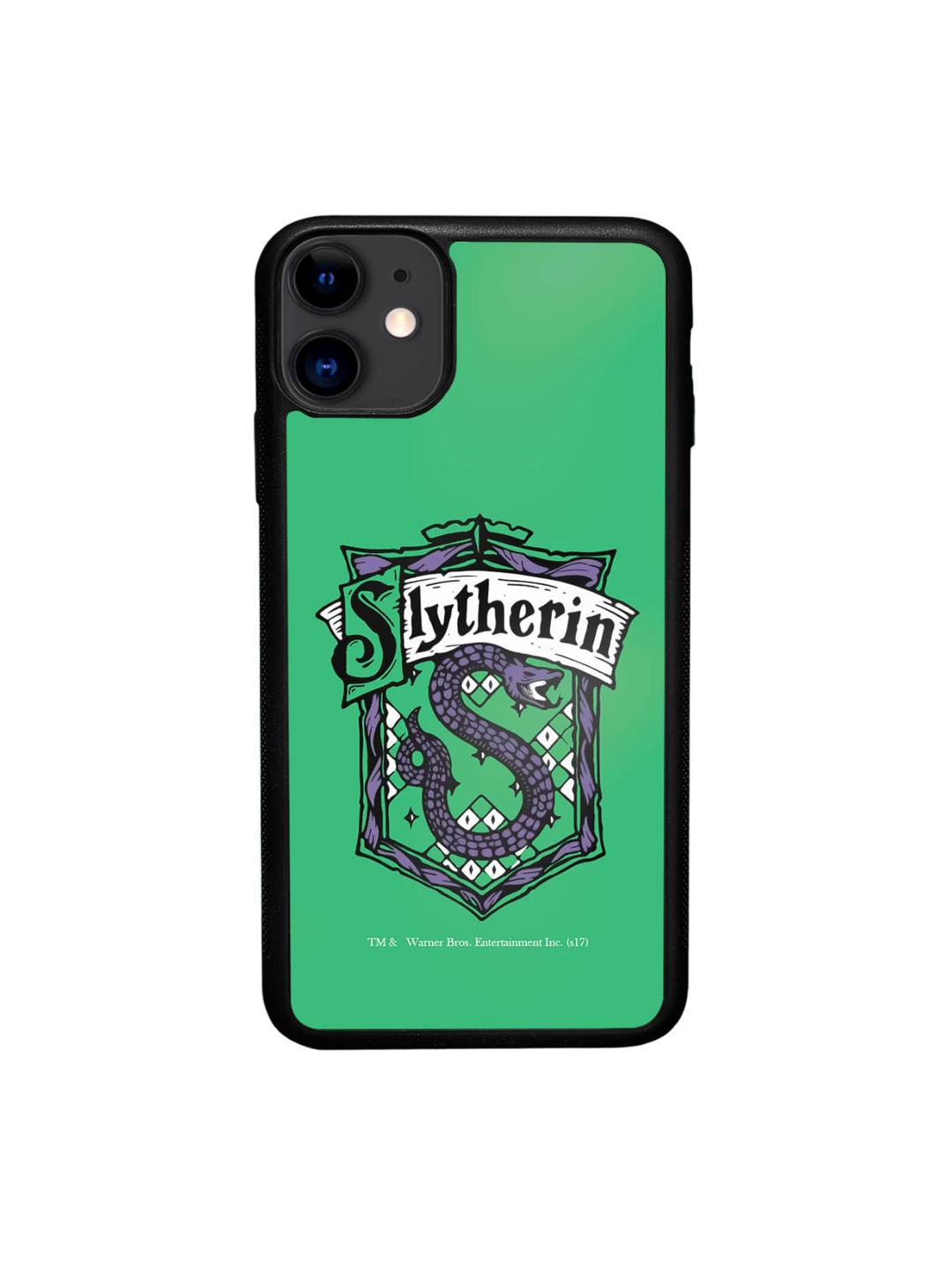 

macmerise Crest Slytherin iPhone 11 Bumper Case Cover, Green