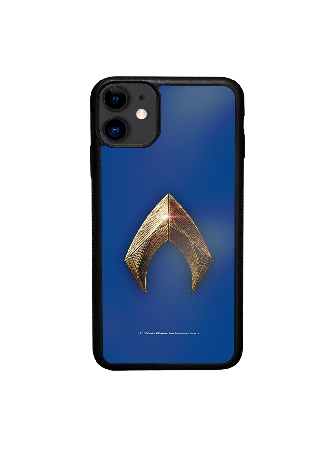 

macmerise Logo Aquaman Printed iPhone 11 Bumper Case, Blue