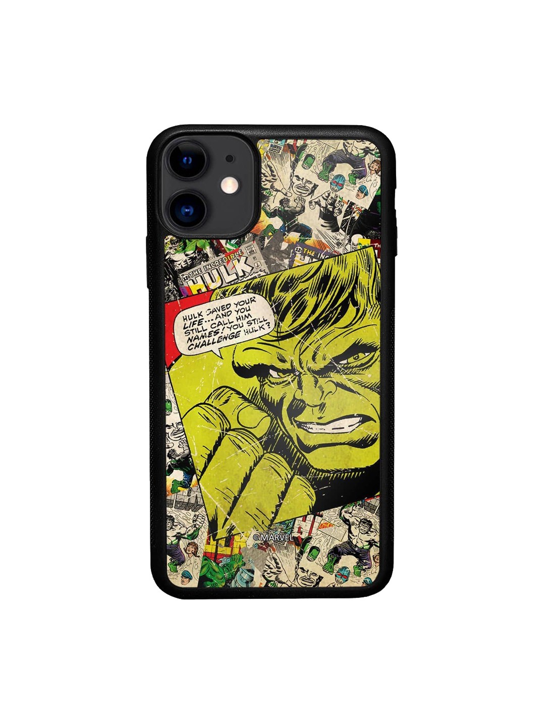 

macmerise Comic Hulk iPhone 11 Bumper Case Cover, Green